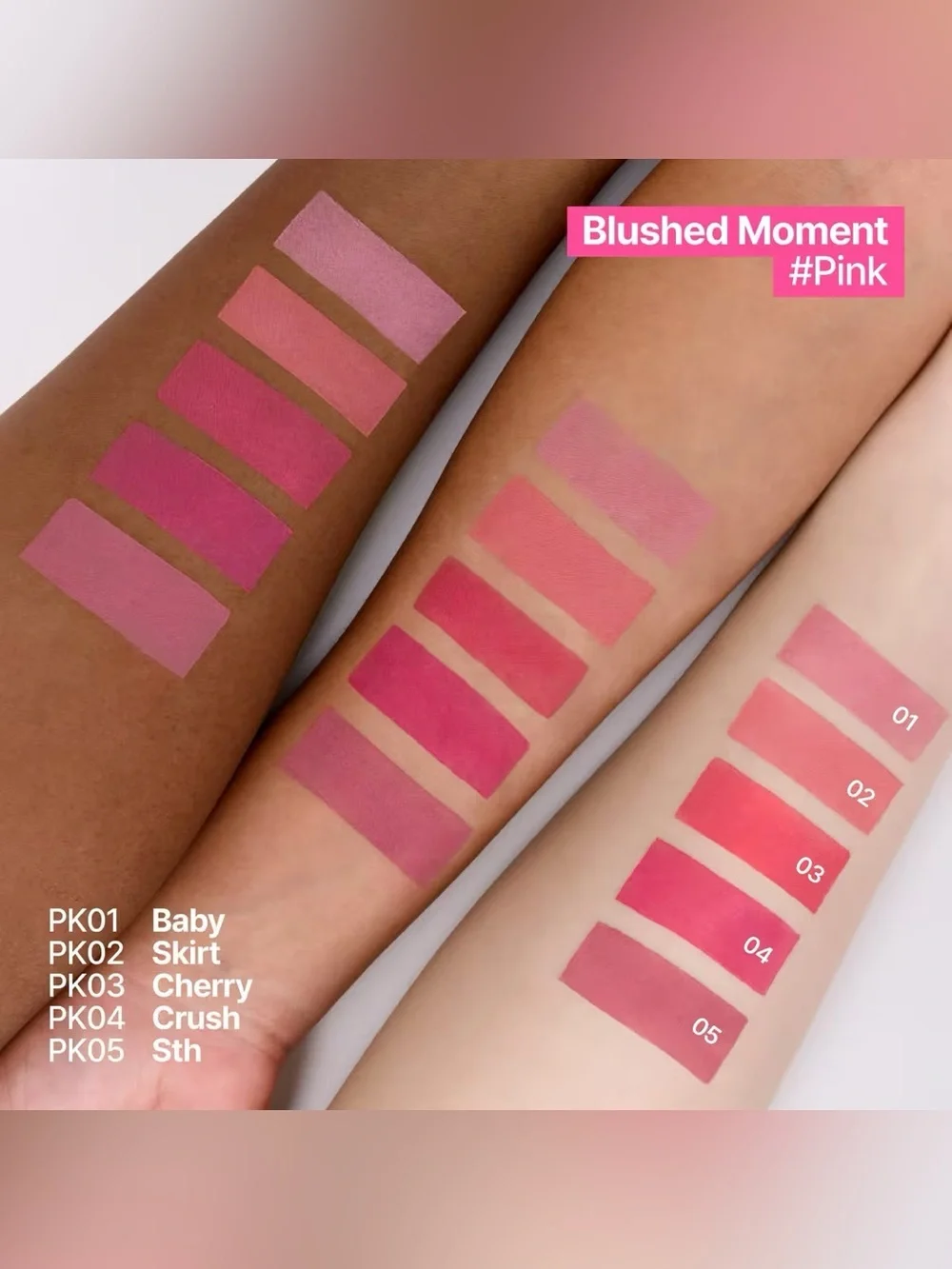 Fwee Baby Lip & Cheek Blurry Pudding Pot- soft pink, neutral undertone, matte